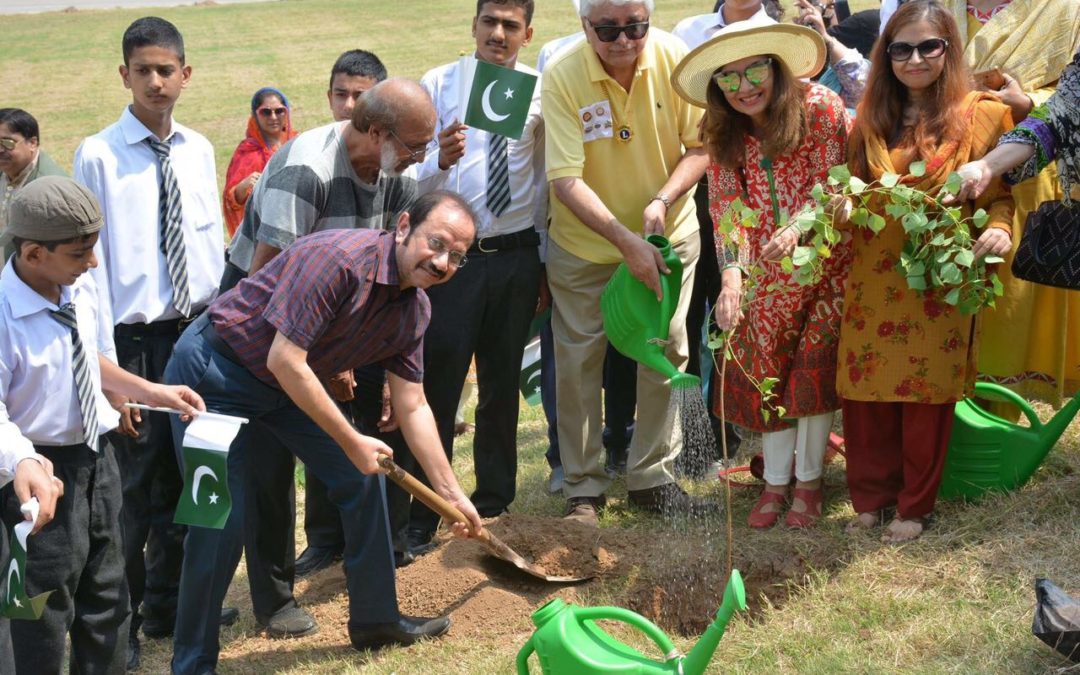 Participation of Medical Director for Plantation at Margallah Lions Club